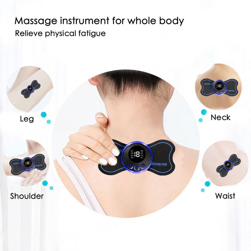 Portable Massager Rechargeable Pain Neck Column Legs - Fitness Top