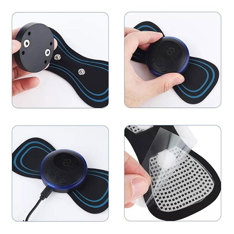 Portable Massager Rechargeable Pain Neck Column Legs - Fitness Top