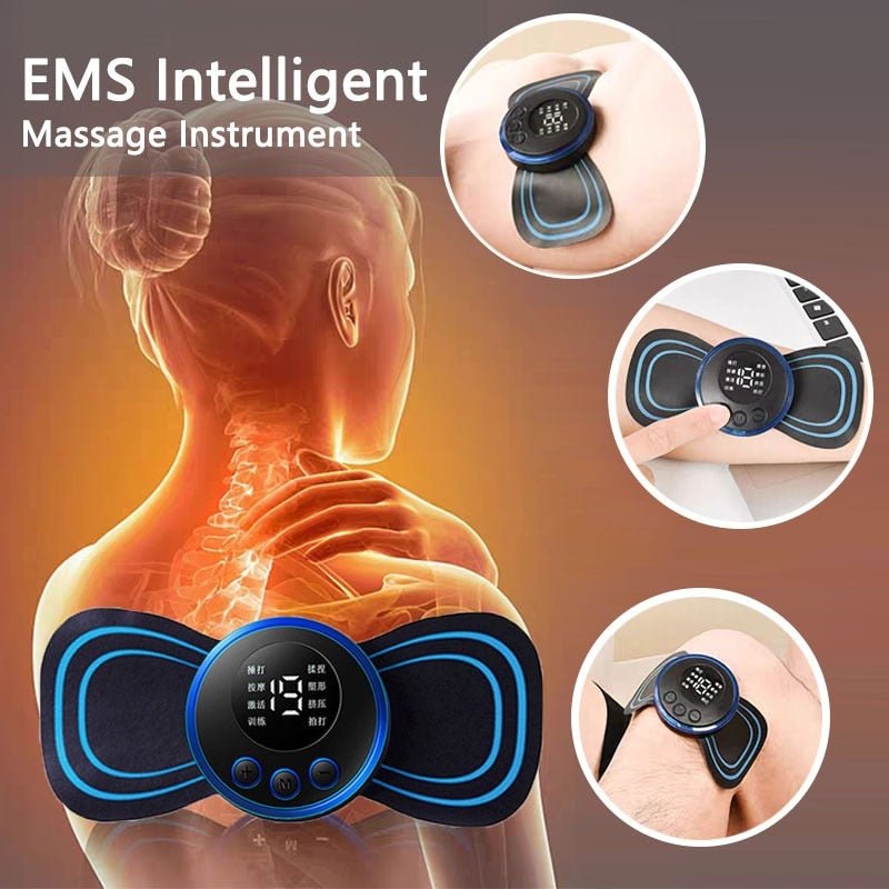 Portable Massager Rechargeable Pain Neck Column Legs - Fitness Top