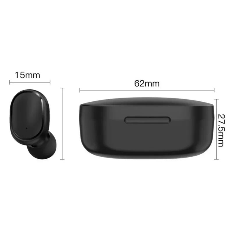 TWS E6S Bluetooth Earphones Wireless bluetooth headset Noise Cancelling Headsets With Microphone Headphones For Xiaomi Redmi - Fitness Top